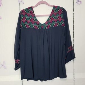 Lucky Brand boho blouse